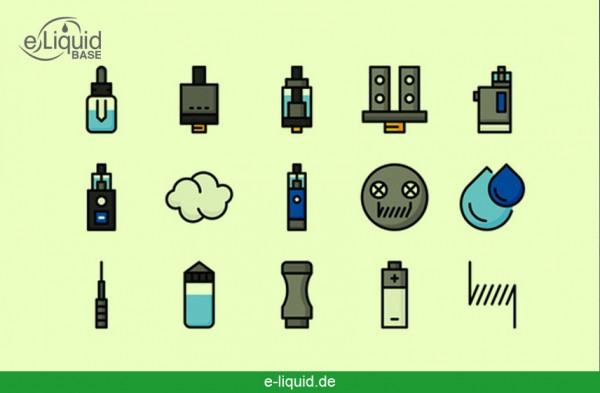 Aufbau-E-Zigarette-e-liquid-Base